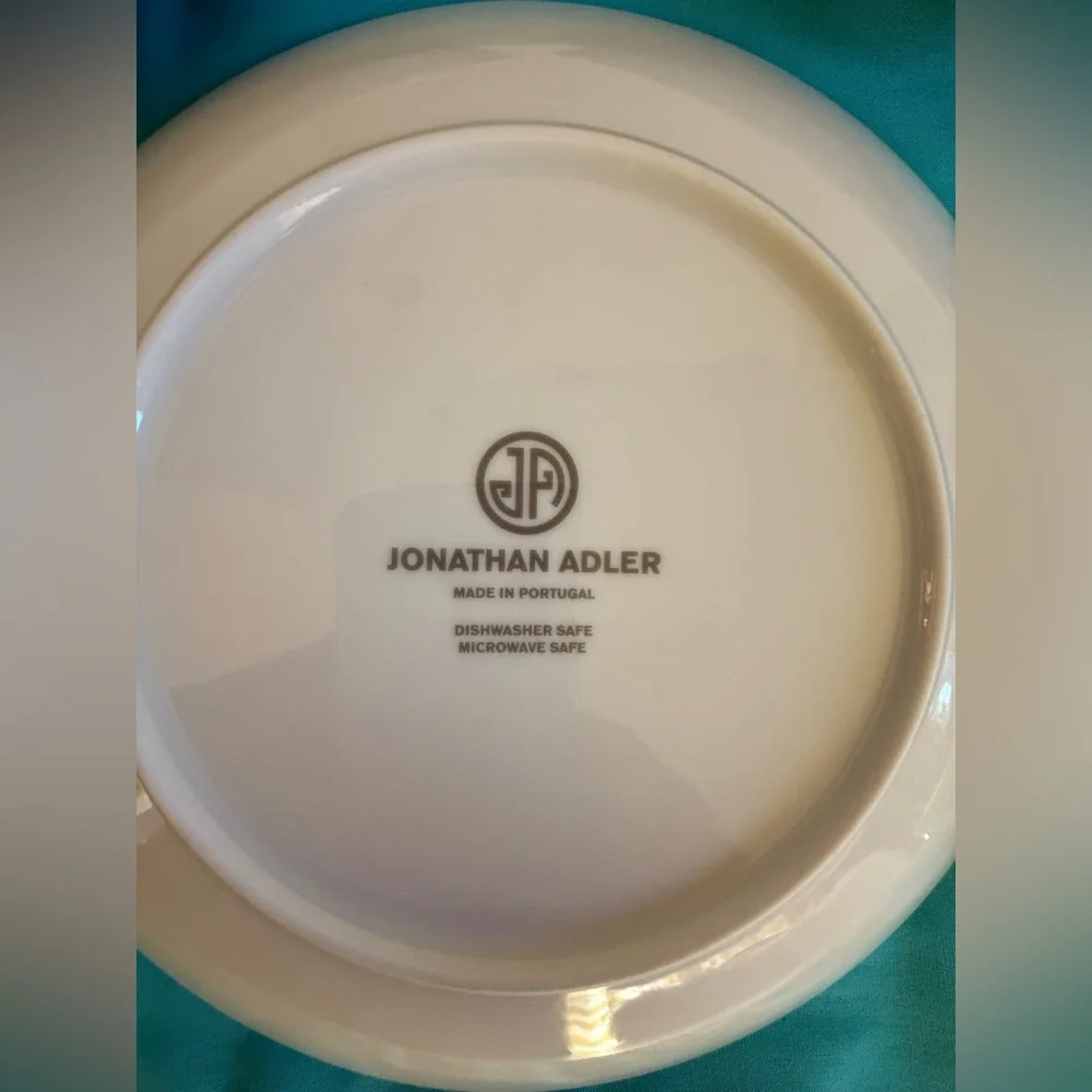 Jonathan Adler Malachite Dinnerware Small Dessert Plates Set of 6